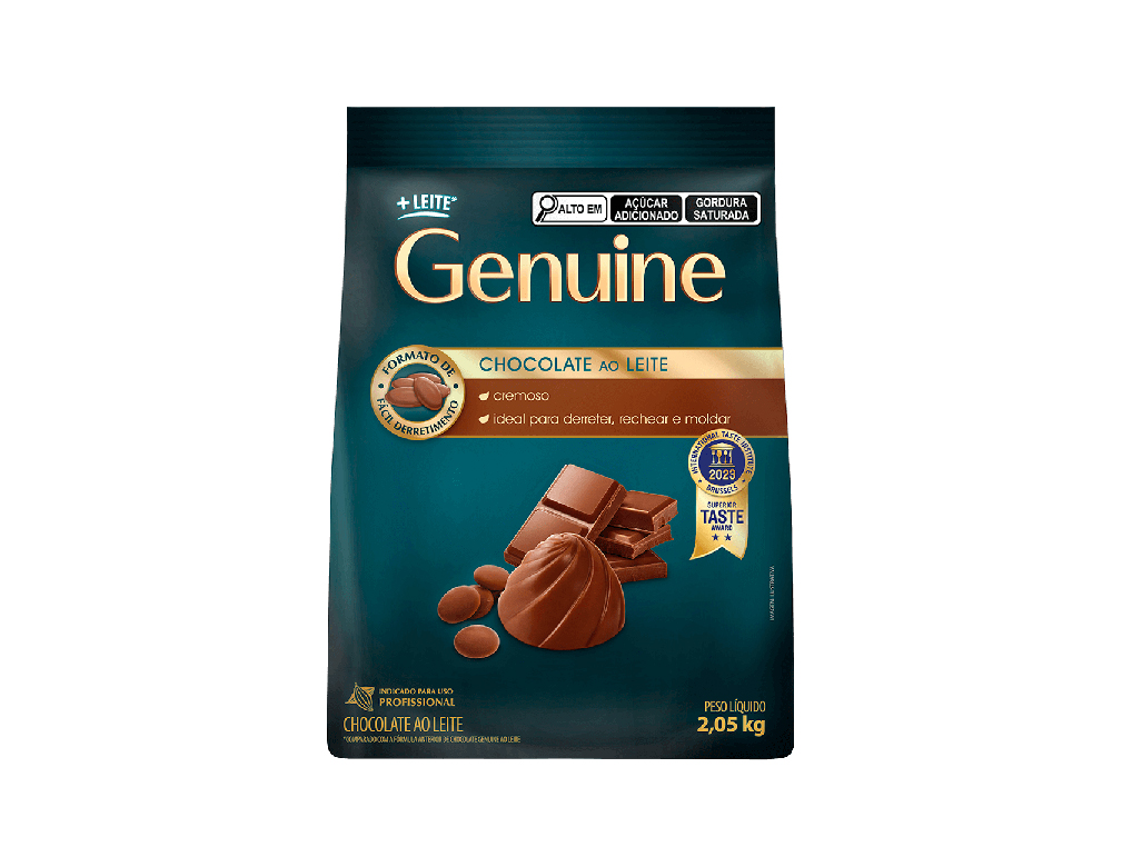 CHOCOLATE AO LEITE MOEDAS GENUINE 2,05 KG ( CX 5 PCT)